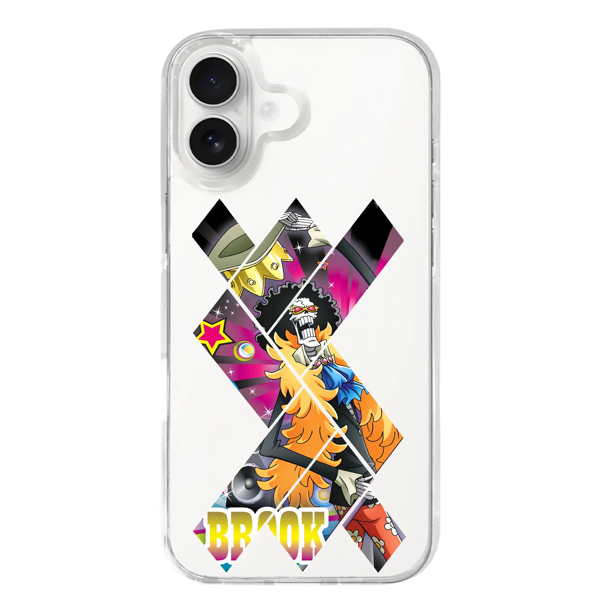 ワンピース グッズ ブルック - iPhone 17シリーズ 透明スマホケース – 薄型・耐衝撃・精密フィット保護カバー